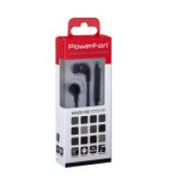 Universal Stereo Handsfree Powerfon with on/off & volume control μαύρο